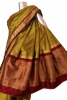 Black Contrast Pure South Silk Saree